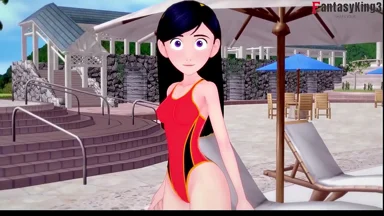 Violet Parr bikini footjob và blowjob POV | Gia Đình Siêu Nhân | Bản ngắn (xem full trên RED, cảnh extra premium)