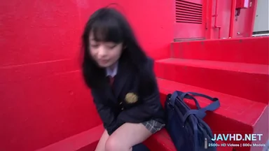 Cô gái Nhật Bản nóng bỏng trong váy ngắn Phần 20