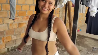 Địt sướng nhất là địt cấm kỵ: Trả tiền địt hàng xóm dâm đãng lúc chồng đi làm!