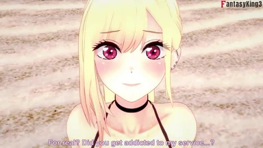 Gặp Marin Kitagawa trên bãi biển, cô ấy bú cặc tôi ngấu nghiến | Sono Bisque Doll wa Koi wo suru